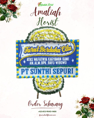 Papan Bunga Duka di Margagiri