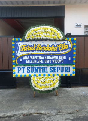 Papan Bunga Duka di Margagiri