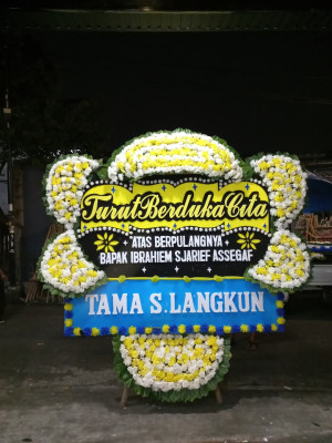Papan Bunga Duka di Margagiri